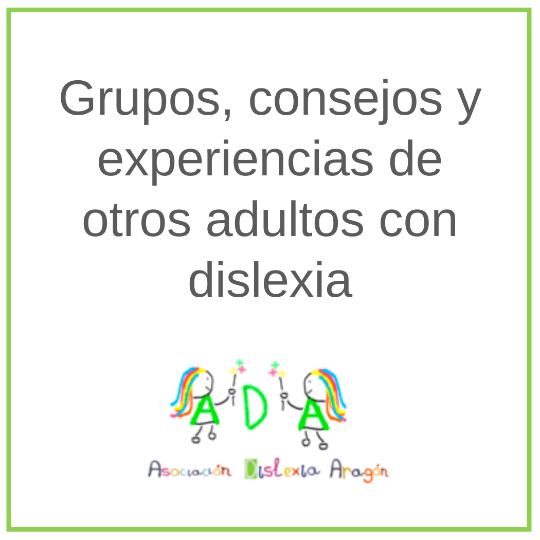 grupos consejos adultos dislexia
