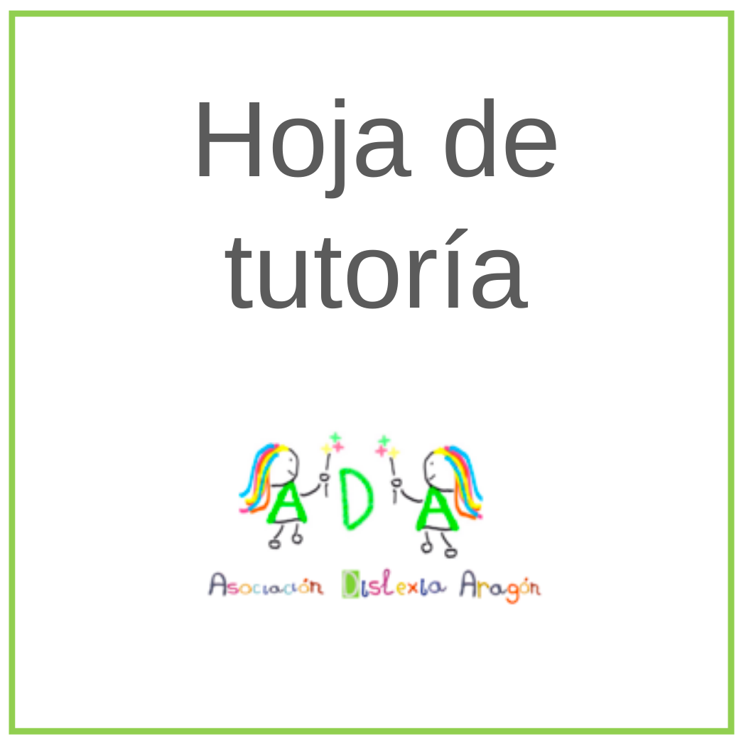 hoja de tutoria